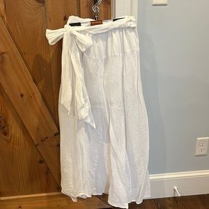 White cotton skirt